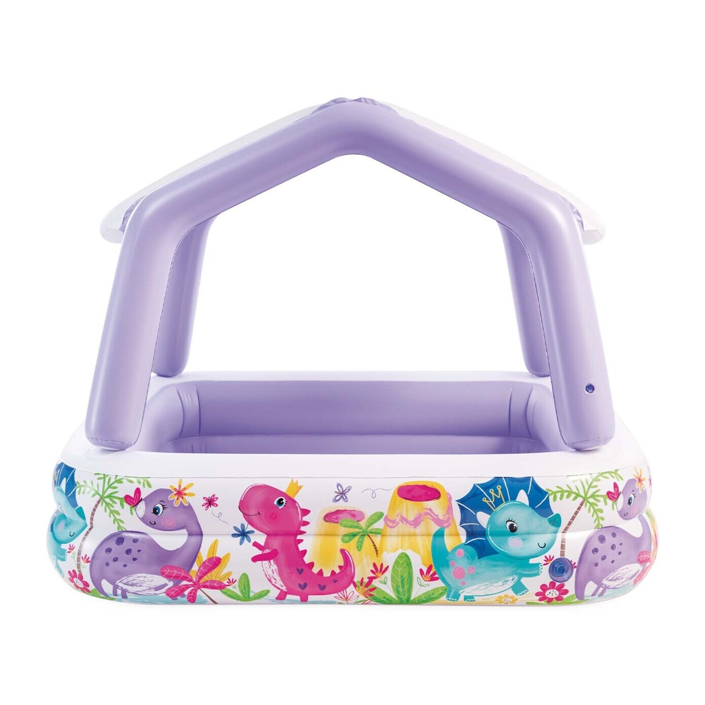 Intex Piscina Acquario con Tettoia Removibile, 157x157x122 cm