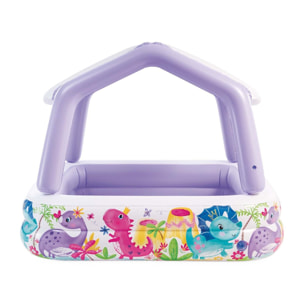 Intex Piscina Acquario con Tettoia Removibile, 157x157x122 cm