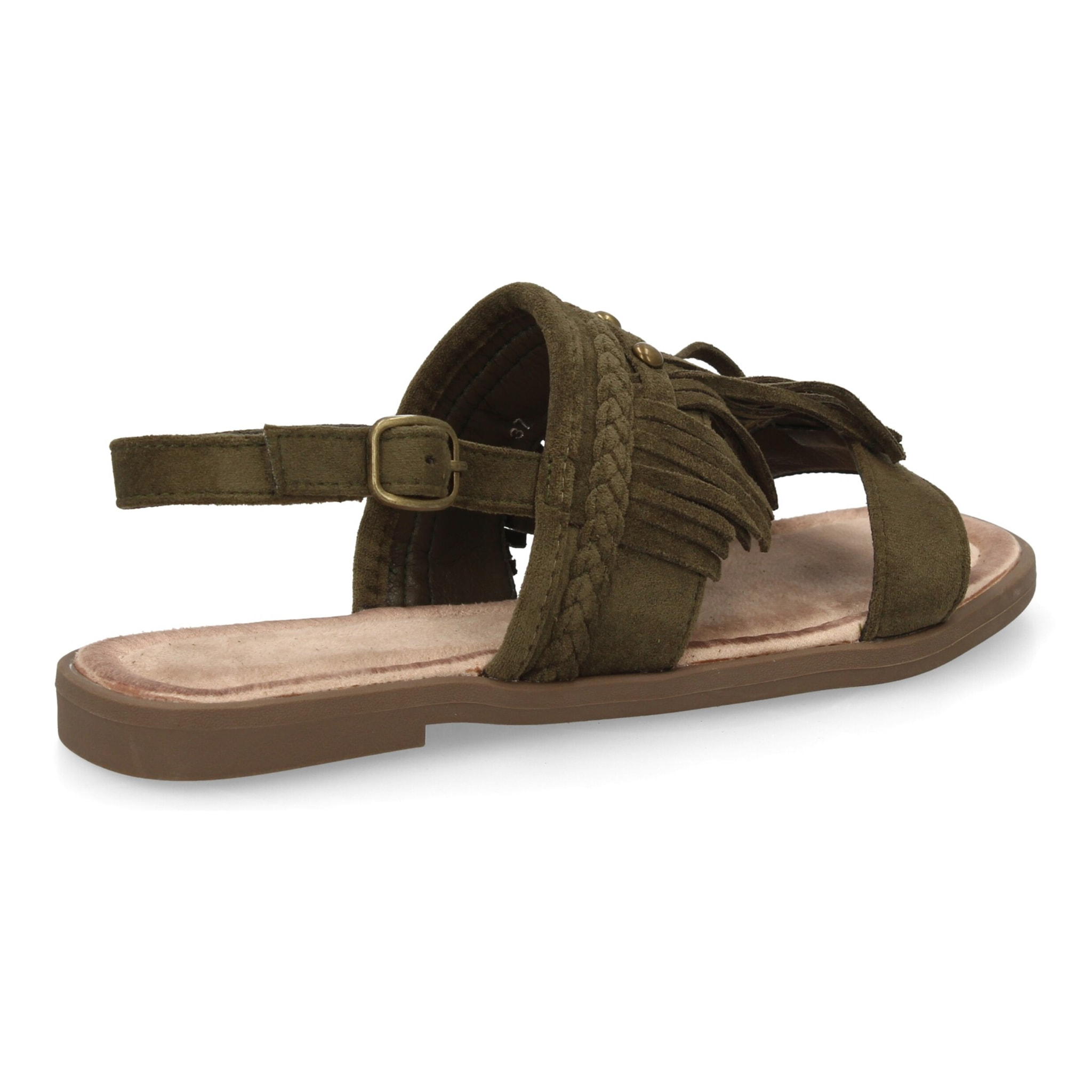 Sandalia boho mujer cómoda verano con flecos