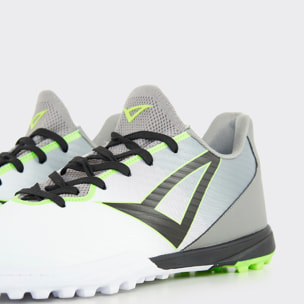 Scarpa da calcetto DELTA bianco grigio, bambino