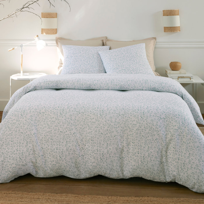 Parure housse de couette imprimé 100% gaze de coton - mumure