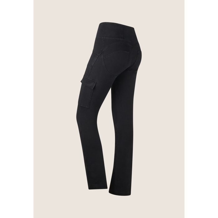 Jeggings WR.UP® straight a vita alta con tasche applicate