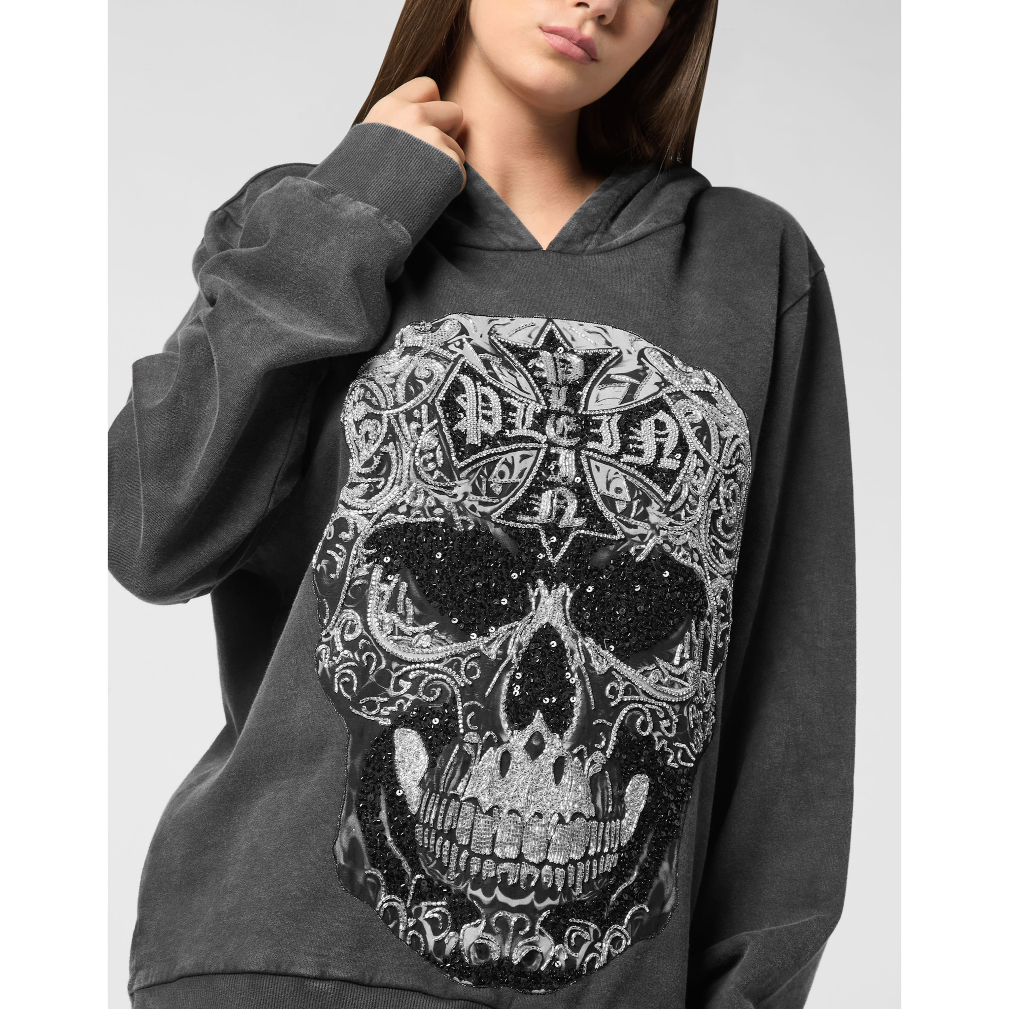 PHILIPP PLEIN Sudadera con capucha SKULL