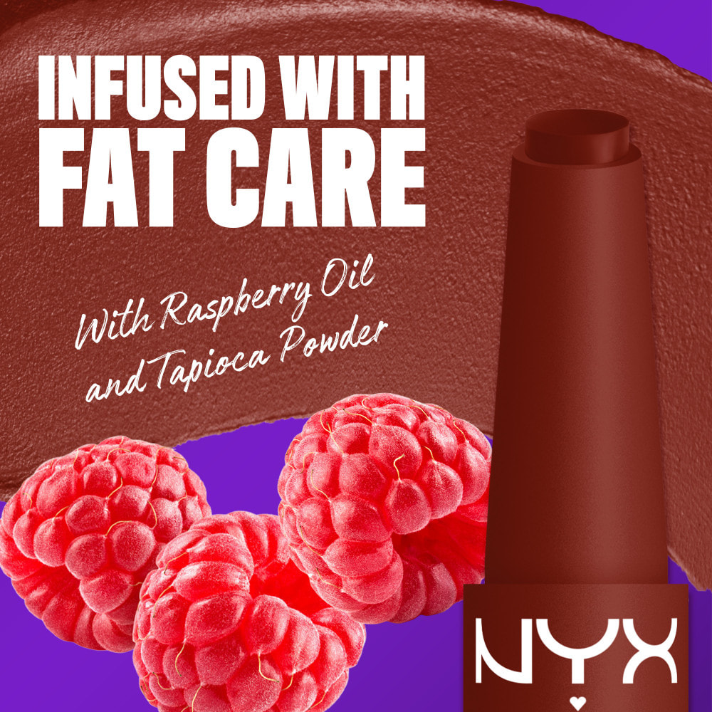NYX Professional Makeup Fat Matte Rouge à Lèvres Mat Crémeux Cocoa Cuddles