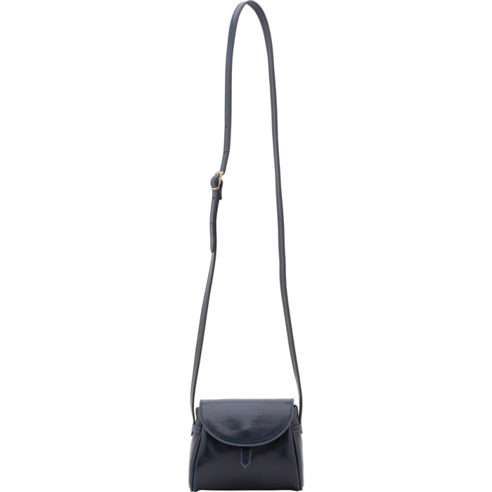 Borsa a tracolla da donna - Modello Seraphina Lux - Vera pelle - 14.0 x 18.0 x 7.0 cm