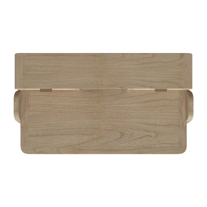 Bureau en bois de mindi et cannage - Khao