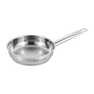 Poêle inox 20x5cm induction