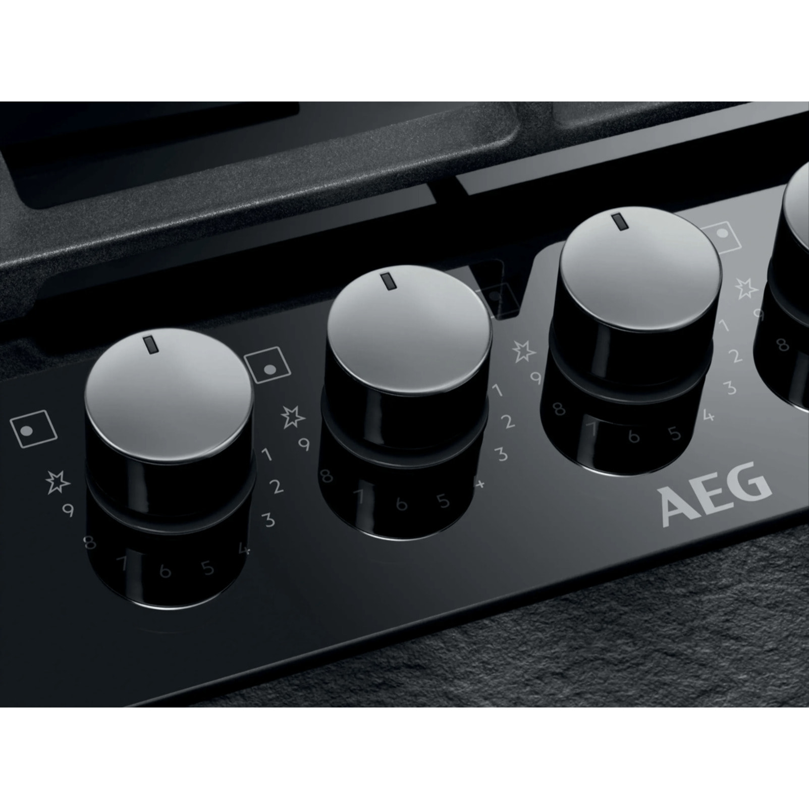 AEG Placa de gas Serie 6000 Gas on Glass de 75 cm HKB75820NB