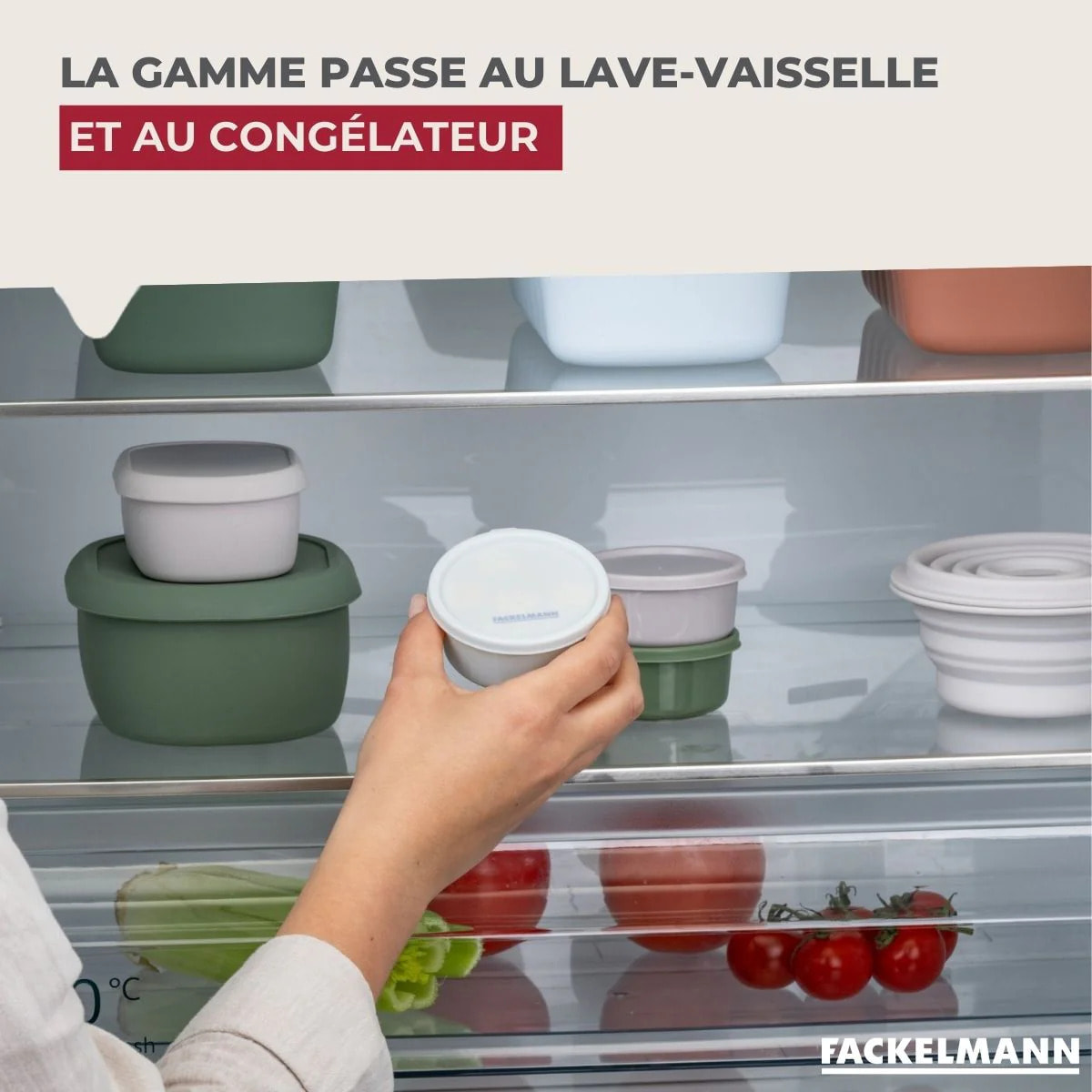 Set de 3 boîtes rondes à sauce ou épices Fackelmann Storage