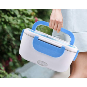Boite à déjeuner chauffante électrique Bleu Herzberg HG03152-BLU