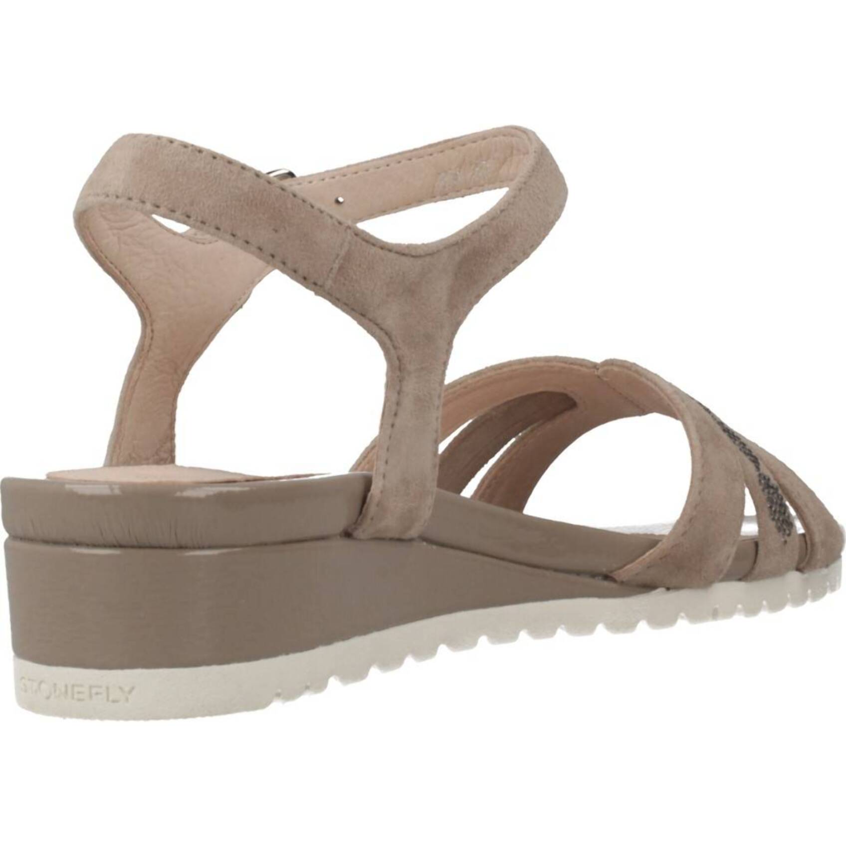 Sandalias Mujer de la marca STONEFLY  modelo CHER 3 GOAT SUEDE Light Brown