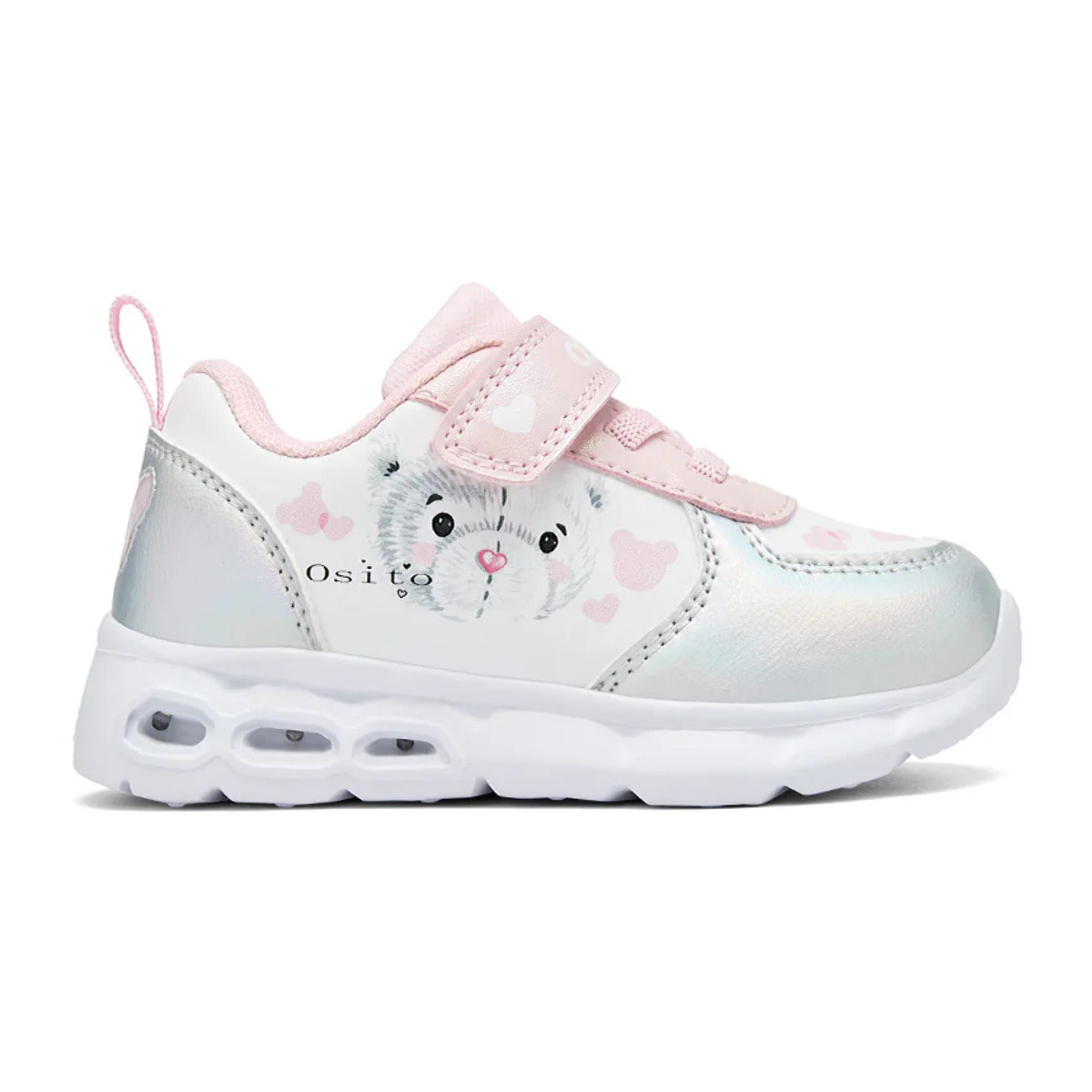 Zapatillas De Luces De Niña Con Osito