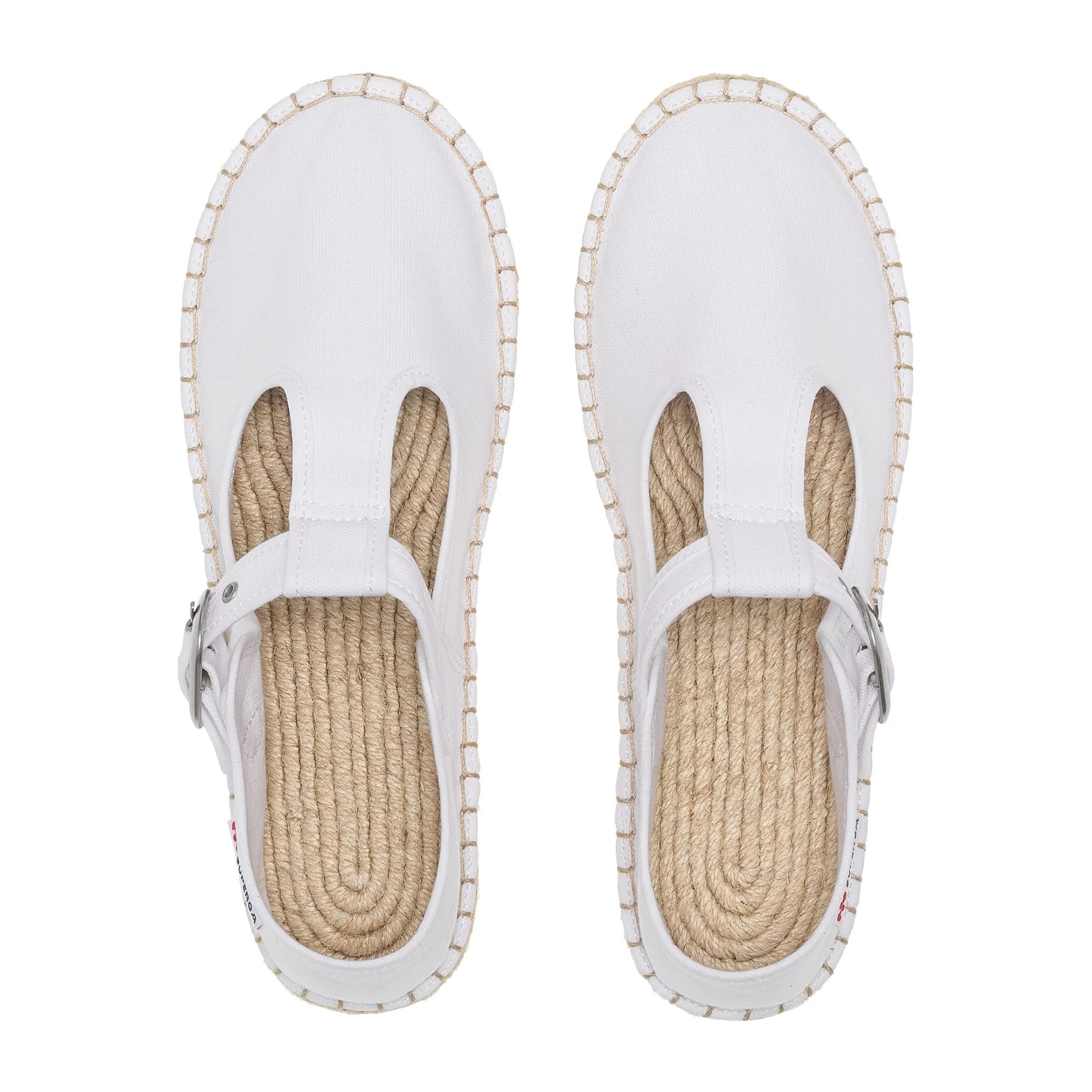 Superga - Espadrillas Donna Bianco - 3010 MARY JANE ESPADRILLAS