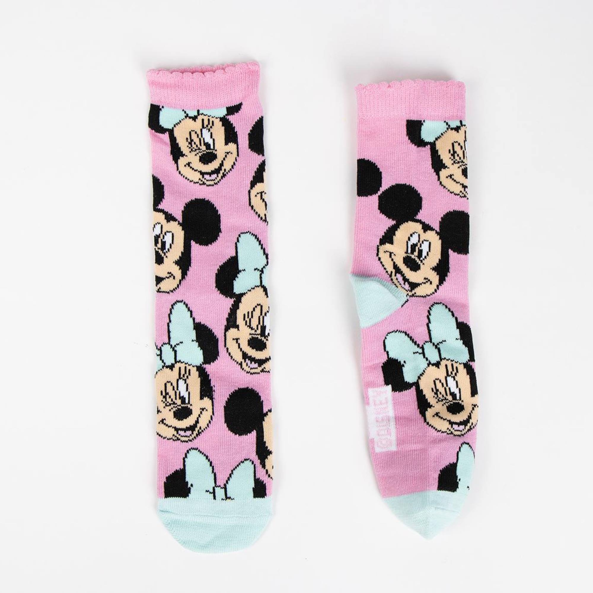Pack de 4 calcetines infantiles diseño minnie