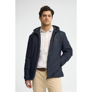 Chaqueta Dorsey azul marino con logo Rigby Go