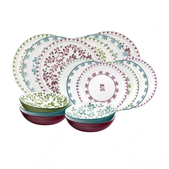 Service 18 pièces, TRATTORIA