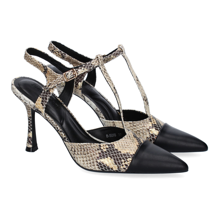 Zapato de Tacón para Mujer Estilo Salón con Diseño Elegante y Moderno de Punta Fina