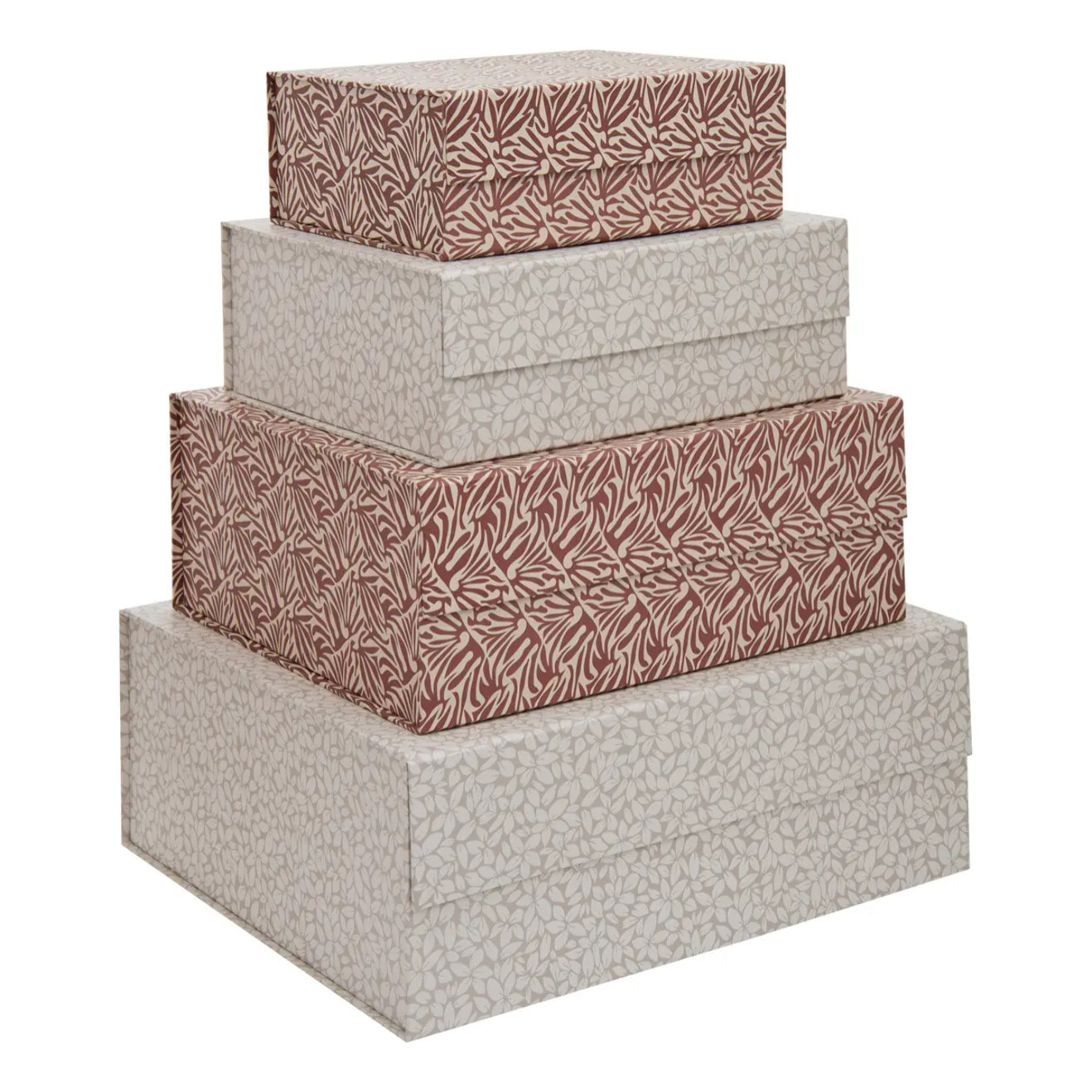 Lot de 4 boîtes de rangement 25/30/35/40cm MAGNETBOX