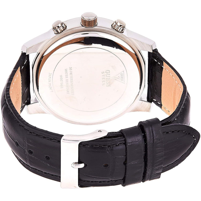 Reloj Guess W0076G1 Hombre Analogico Cuarzo con Correa de Piel