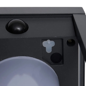 Lanterne Piky solaire gris graphite H40cm