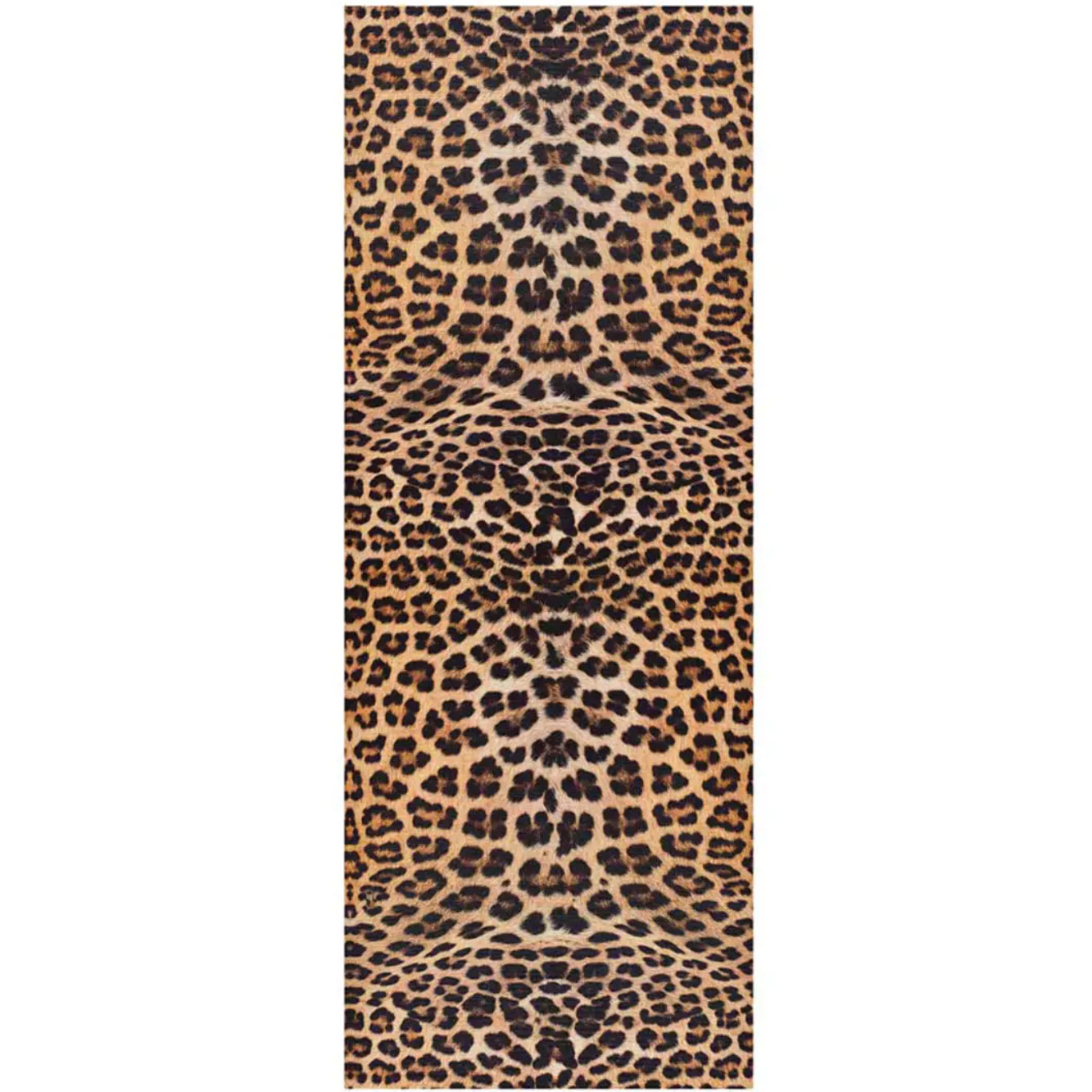RICCI Alfombra vinílica de cocina estampado animal en amarillo, varias medidas disponibles.