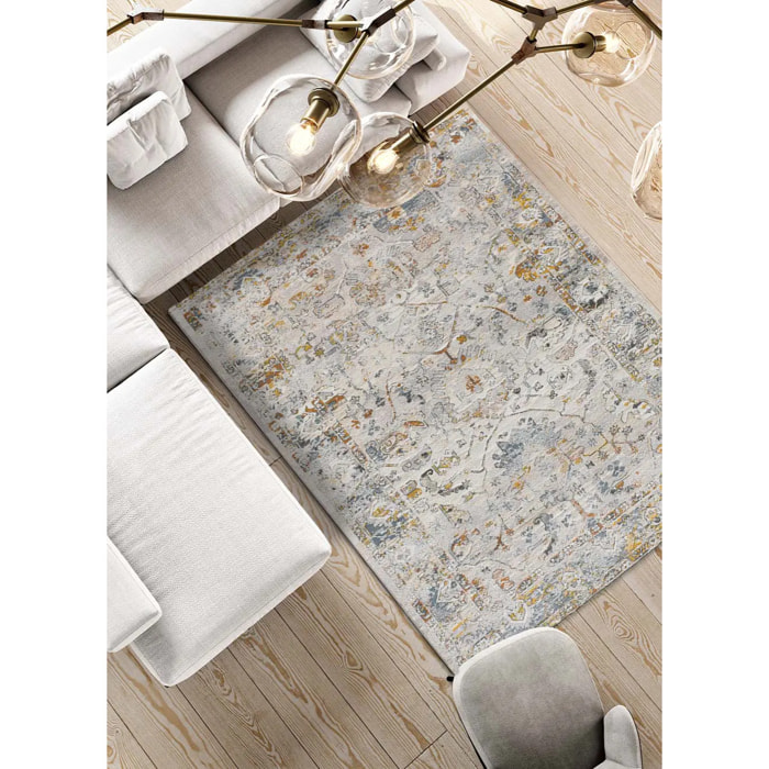 SPRINGS Alfombra estilo vintage de pelo corto multicolor, varias medidas disponibles