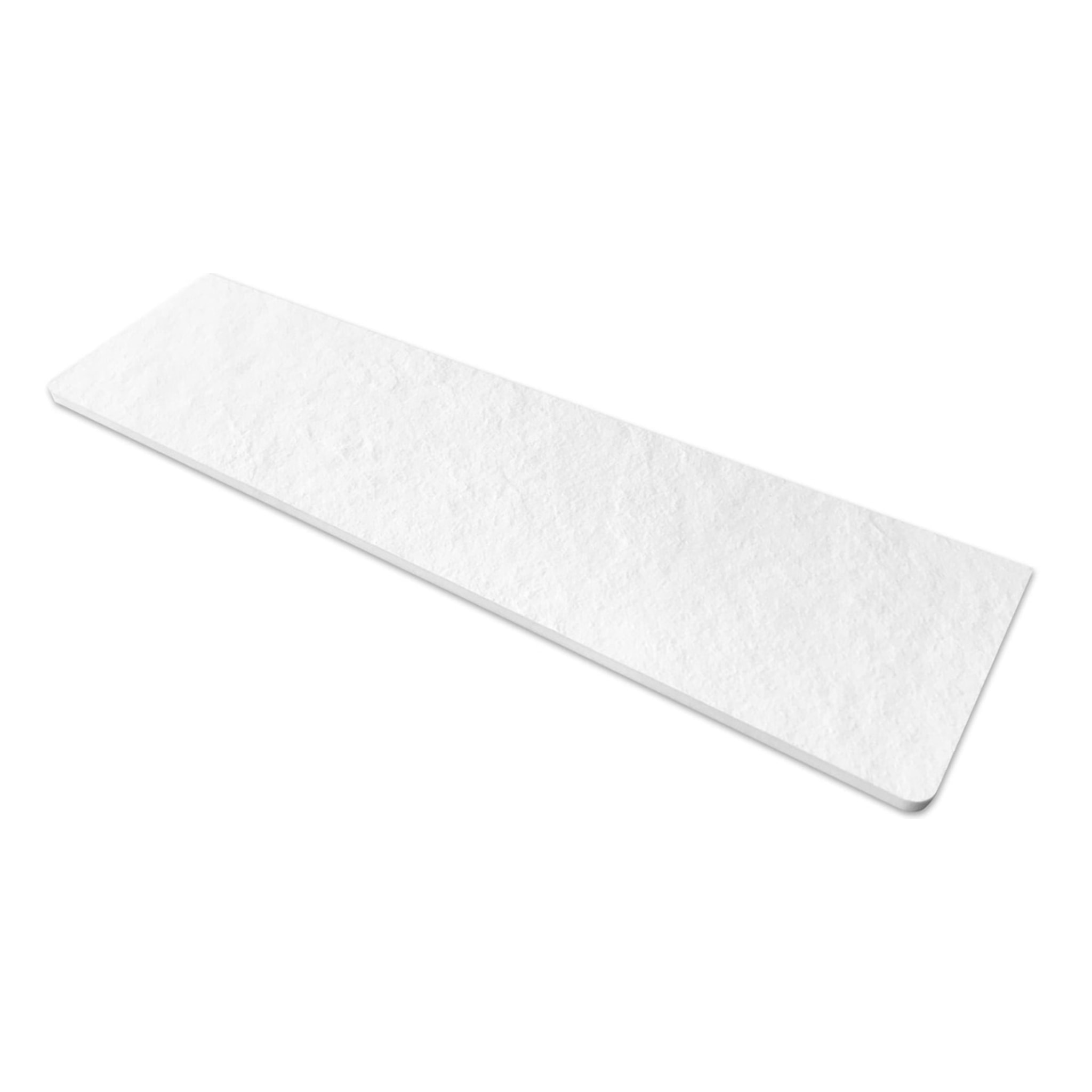 Fusion Receveur de douche 140x90cm en marbre coulé, blanc (SATFU14090BL)