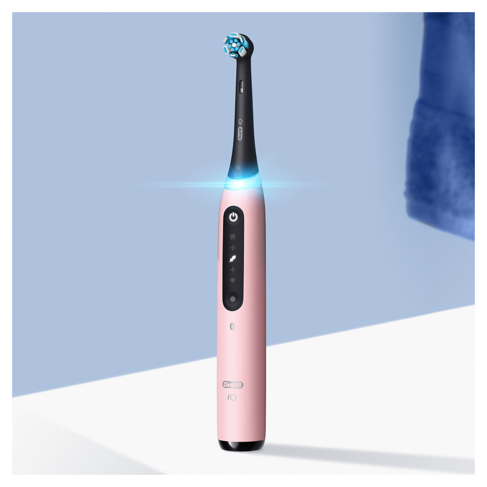 Oral-B iO 5N - Avec Etui de Voyage - Rose - Brosse À Dents Électrique connectée