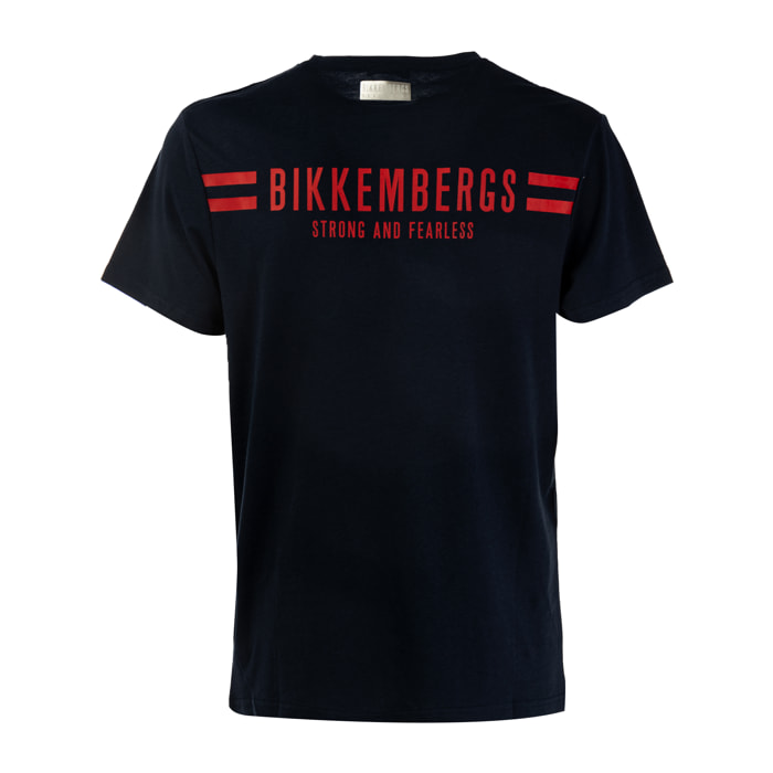 BIKKEMBERGS t-shirt uomo navy