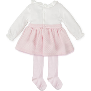 VESTIDO CON LEOTARDOS ROSA - Rosa