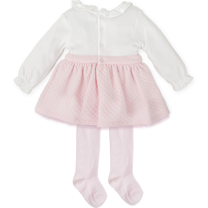 VESTIDO CON LEOTARDOS ROSA - Rosa