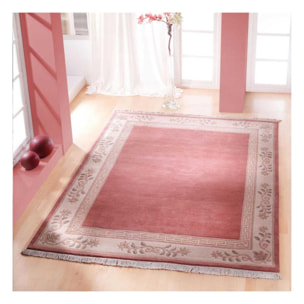 Tapis salon et chambre fait main en laine motif simple SUCA