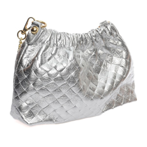 Borsa a spalla Anna Luchini Argentato