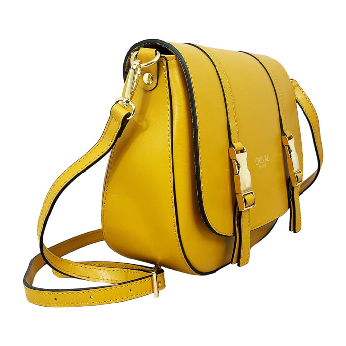 Borsa a tracolla Cheval Firenze Alice Giallo Senape