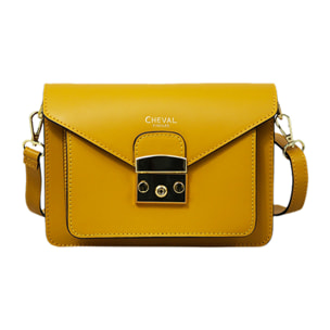 Bolso Cruzado Cheval Firenze Zaniah Amarillo Mostaza