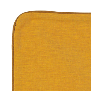 Housse de coussin en poly/lin - Orange