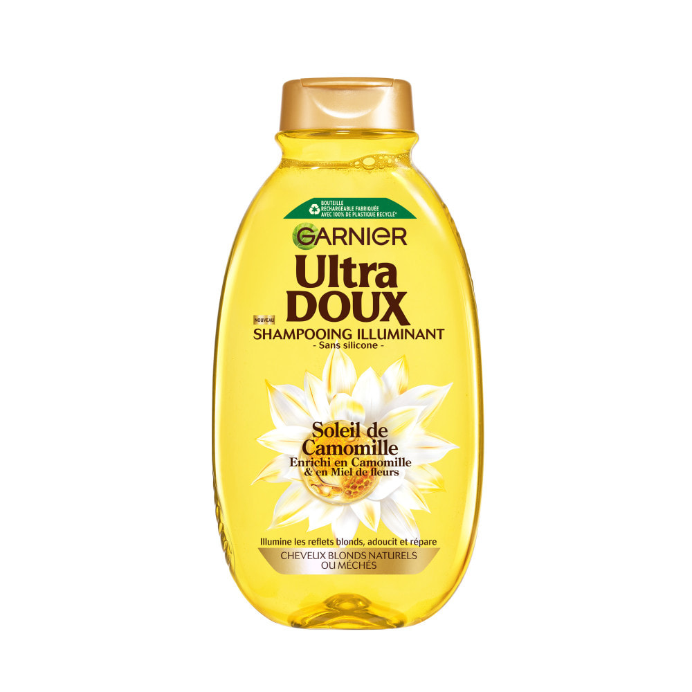 Lot de 12 - Garnier Ultra Doux Soleil de Camomille Shampooing Illuminant 300ml - Homme & Femme