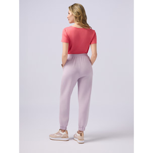 Oltre - Joggers in jersey soft touch - Viola