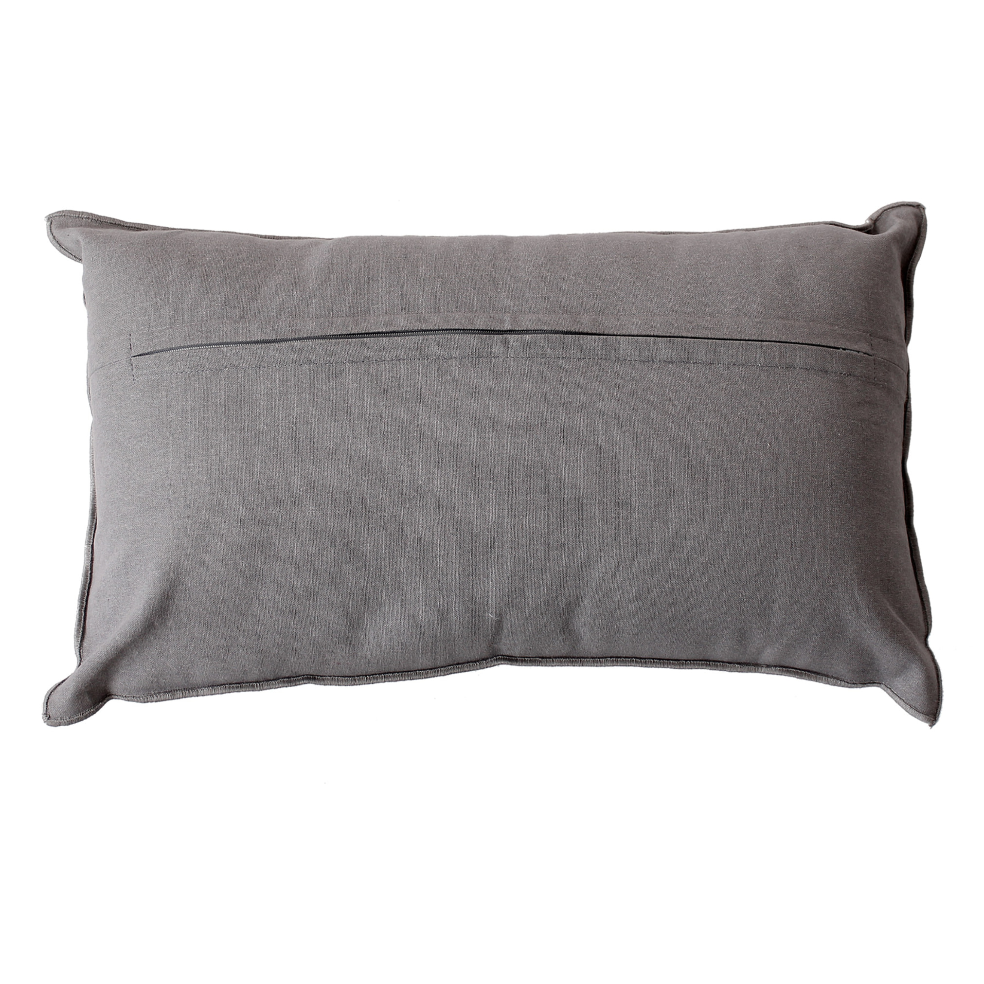 Coussin rectangulaire imprimé écureuil - Ecru