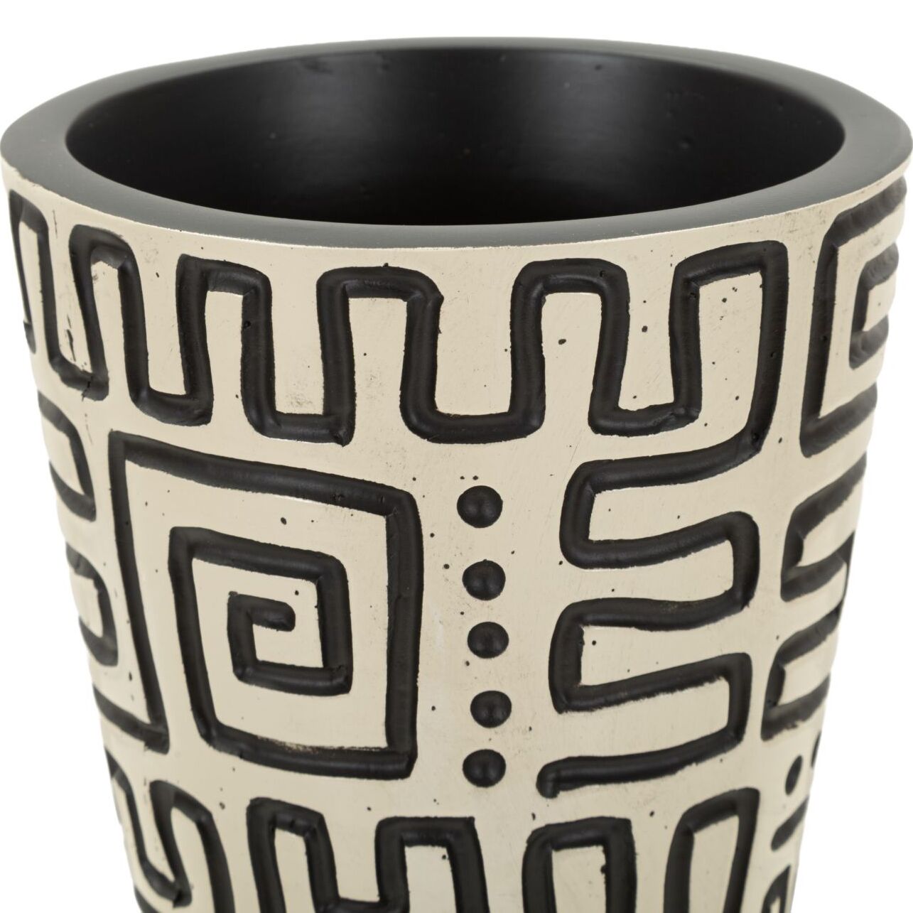 VASO RESINA NAIROBI CM Ø 15,5X65 (APERTURA CM Ø 11,5)