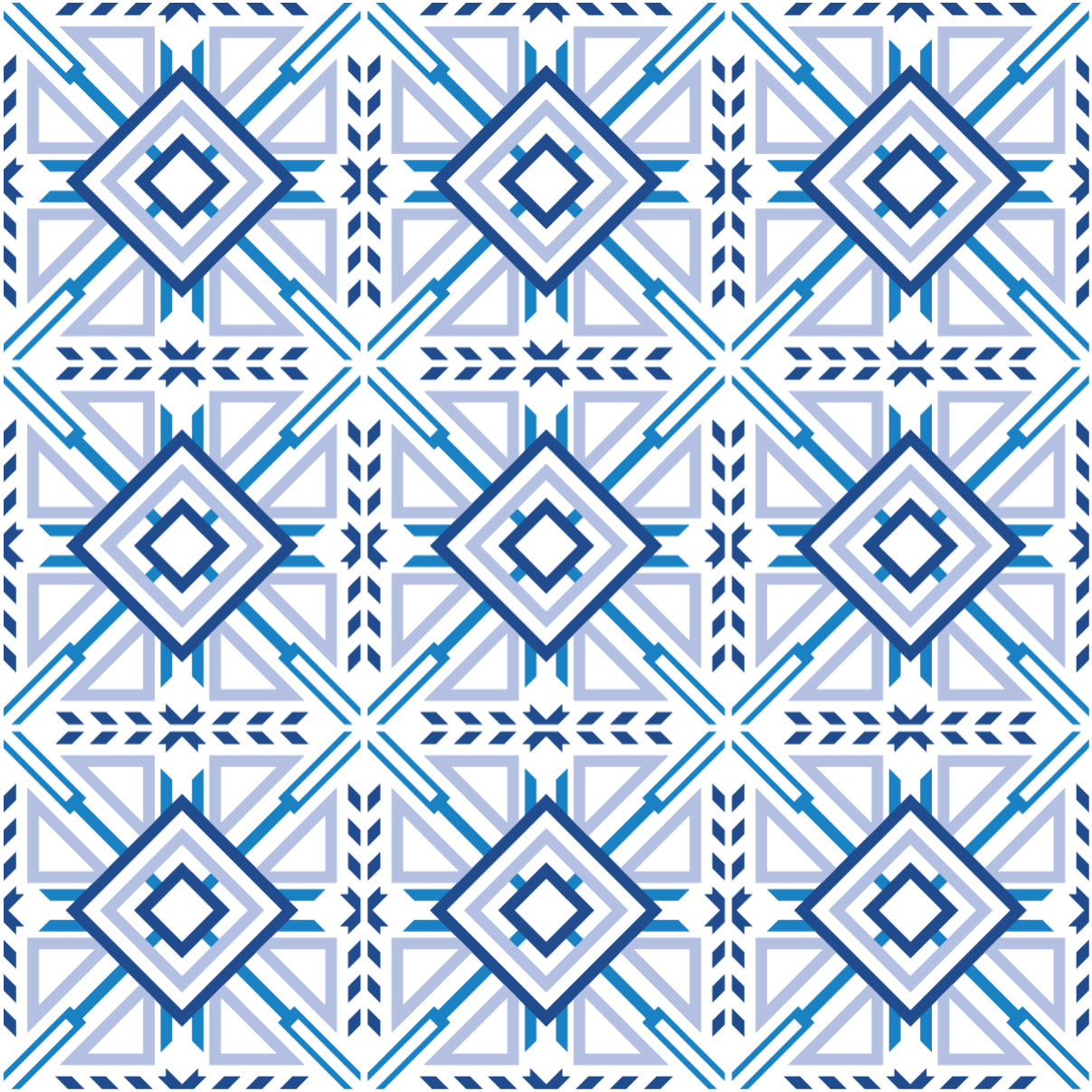 Stickers muraux - Sticker Mural Carrelage adhésif Cuisine Salle de Bain - 9 STICKERS CARREAUX DE CIMENT AZULEJOS VICENTE