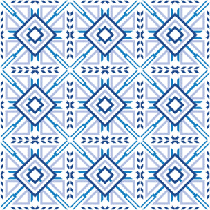 Stickers muraux - Sticker Mural Carrelage adhésif Cuisine Salle de Bain - 9 STICKERS CARREAUX DE CIMENT AZULEJOS VICENTE