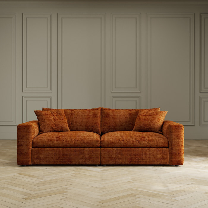 Canapé Chill 3 places orange Kare Design