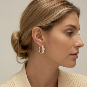 Pendientes Krayn acabado oro amarillo 18k