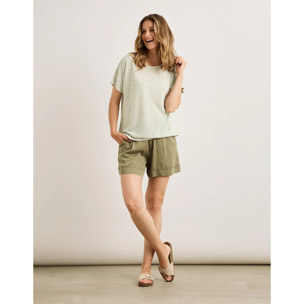 Camiseta Manga Corta Caqui - Solfidea