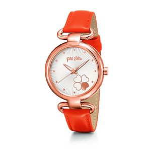 Reloj Folli Follie WF15R029SPW Mujer Analogico Cuarzo con Correa de Cuero