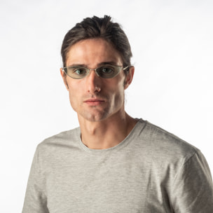 Gafas de sol OCEAN LIVERPOOL - Plateado mate / Transparente color menta