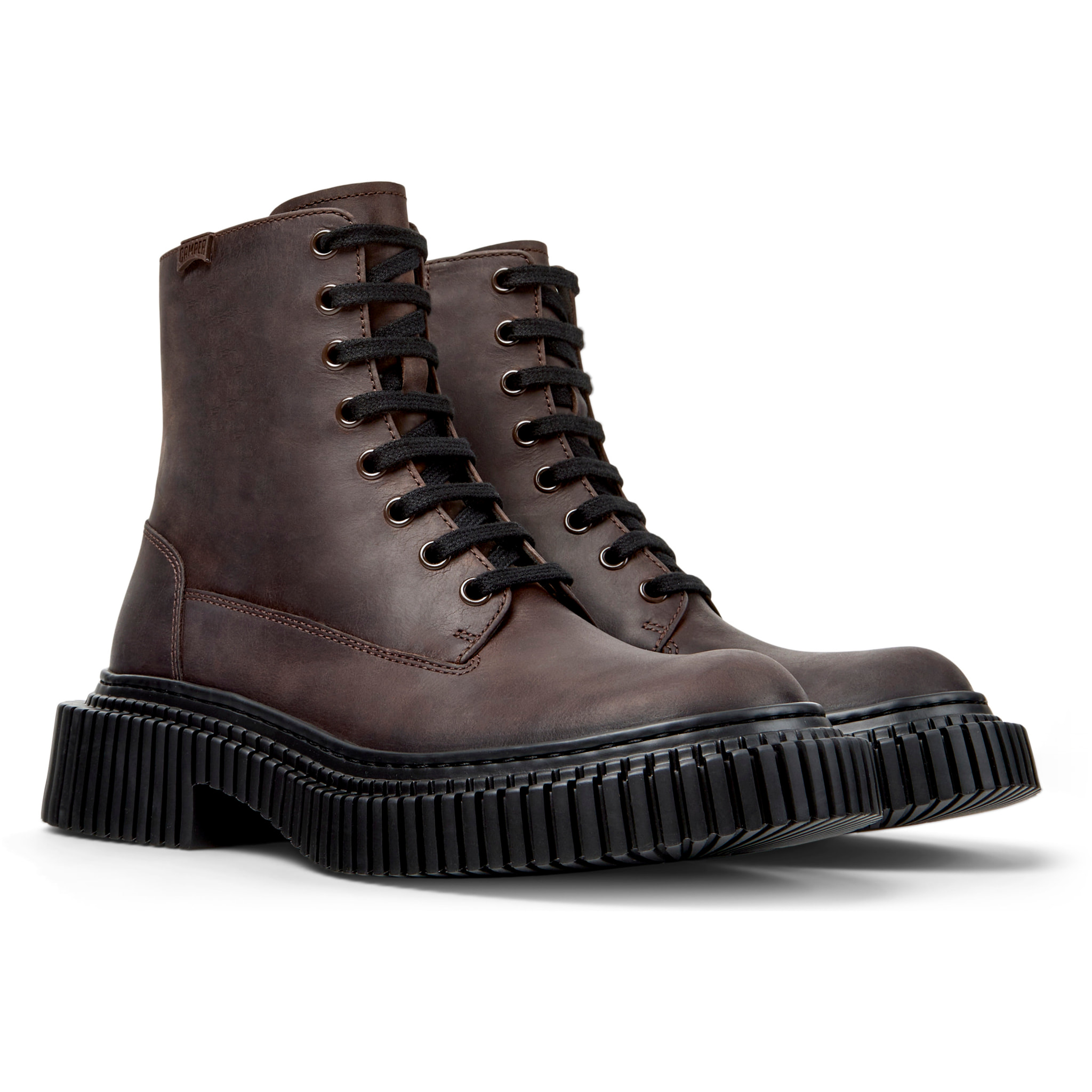 Stivaletti - CAMPER Pix Berlin - Marrone - Nubuck