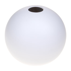 Vaso Sfera D.23 Cm - Pezzi 1 - 25X23X25cm - Colore: Bianco - Bianchi Dino - Decori Casa E Complementi