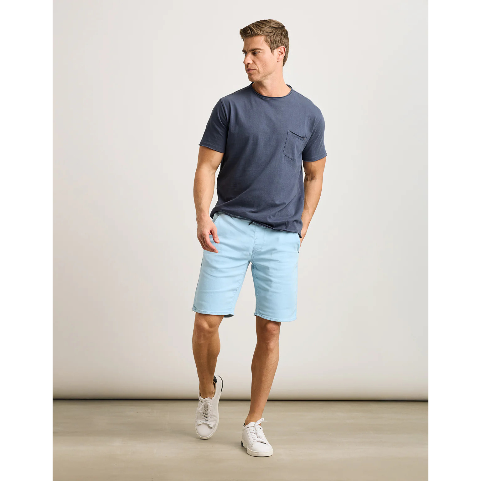 Camiseta Manga Corta Azul Marino - Astre